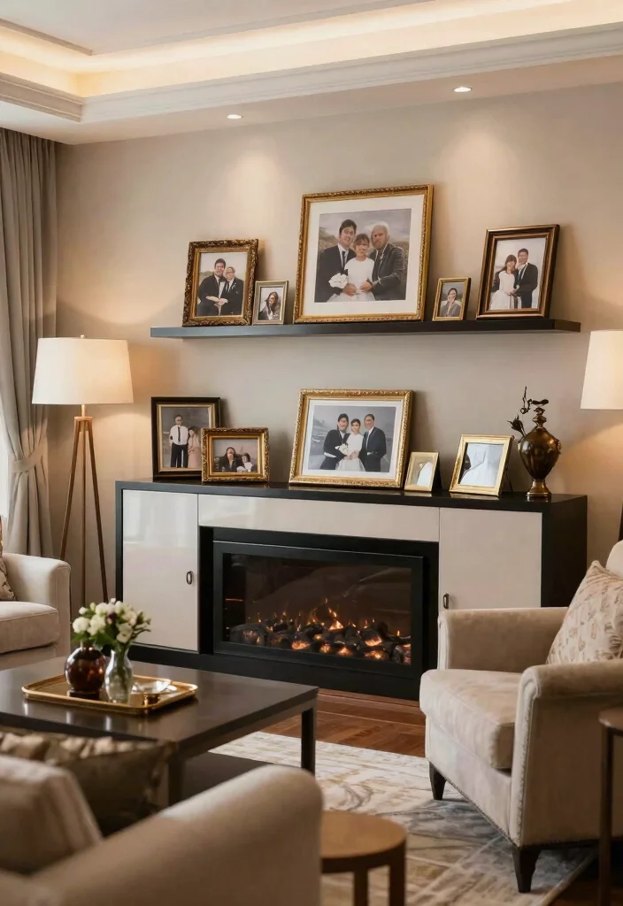 25 Perigold Living Room Ideas for a High-End Home Look - 19. Personal Touches 1