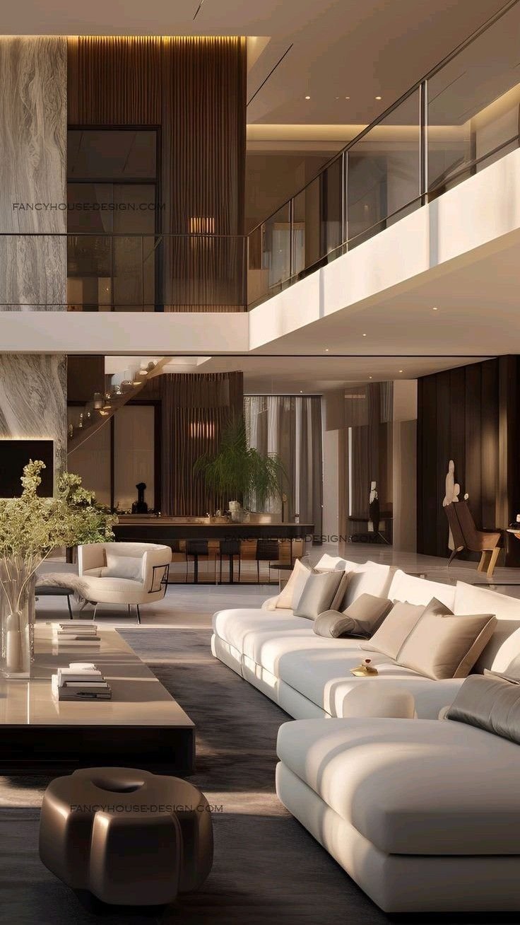 25 Perigold Living Room Ideas for a High-End Home Look - 8. Layered Rugs 1