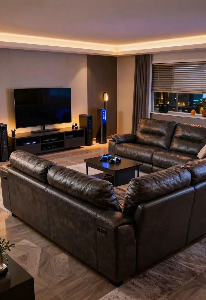 25 Power Reclining Leather Sectionals Worth Every Penny - 13. Versatile Uses Beyond the Living Room 1