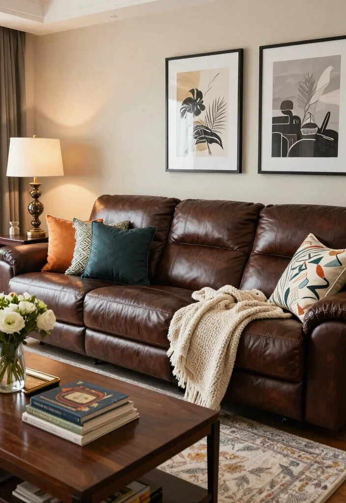 25 Power Reclining Leather Sectionals Worth Every Penny - 17. The Role of Accents and Accessories 1
