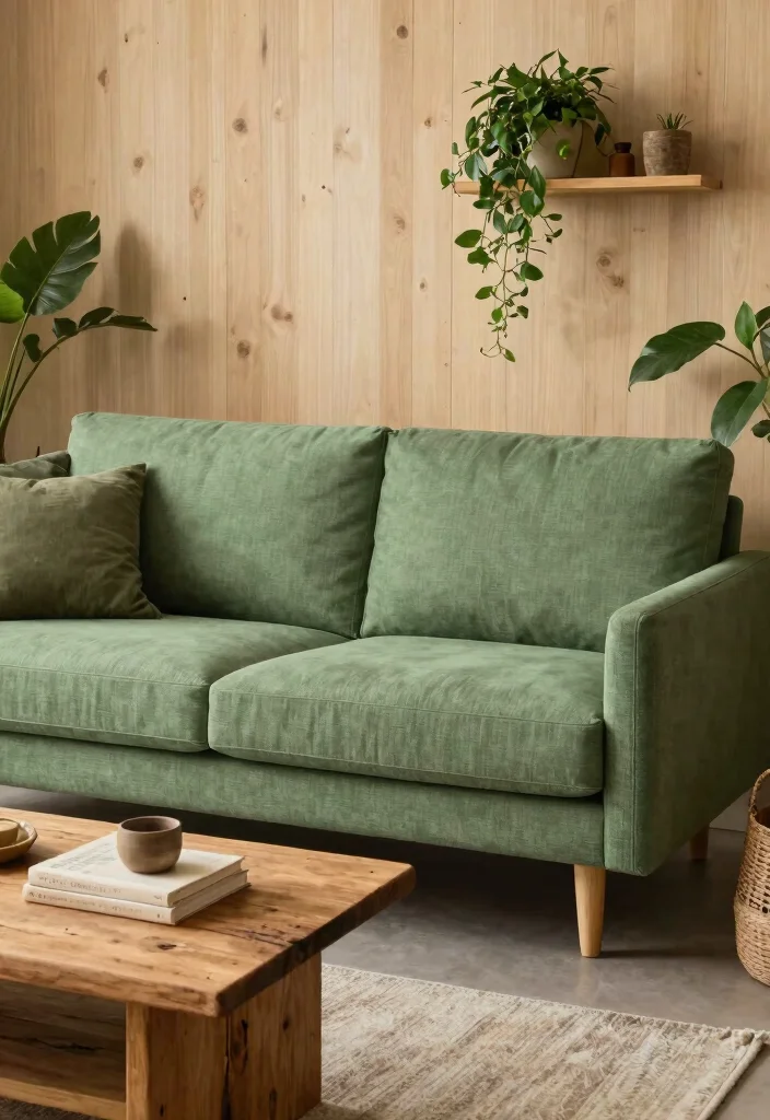 25 Retro Mid-Century Sofa Ideas for a Stylish Throwback Look - 11. Sustainable Choices: Eco-Friendly Options 1