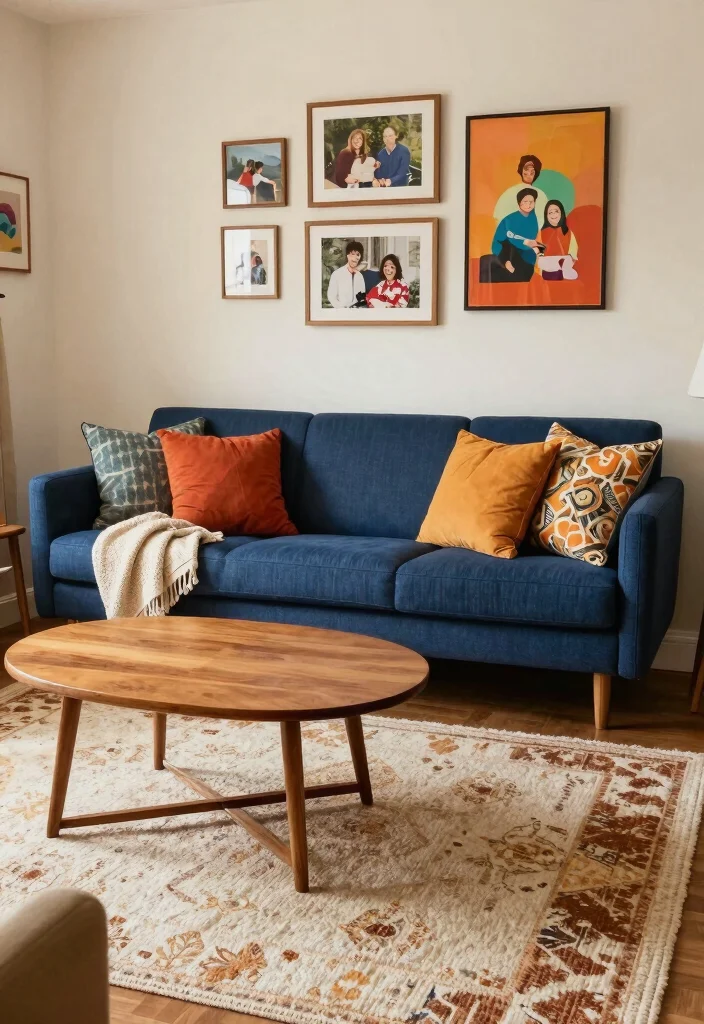 25 Retro Mid-Century Sofa Ideas for a Stylish Throwback Look - 8. Retro Lounge: Casual Comfort 1