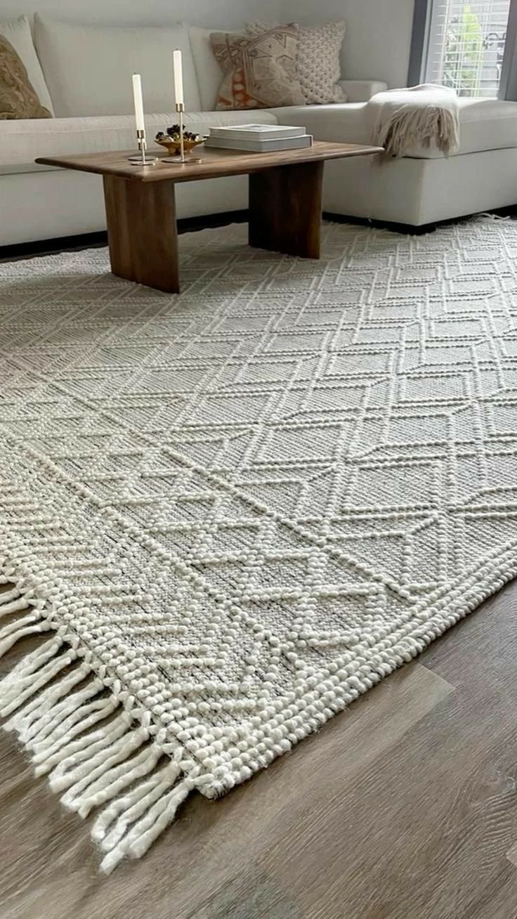25 Round Rug Ideas That Instantly Refresh Your Living Room - 22. Rustic Farmhouse Rugs 1