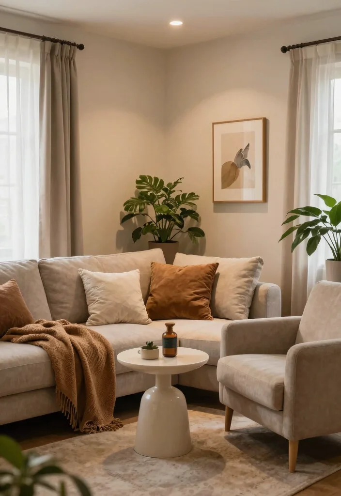 26 Big Cozy Couch Ideas for the Coziest Living Room - 13. Cozy Corner Nooks 1