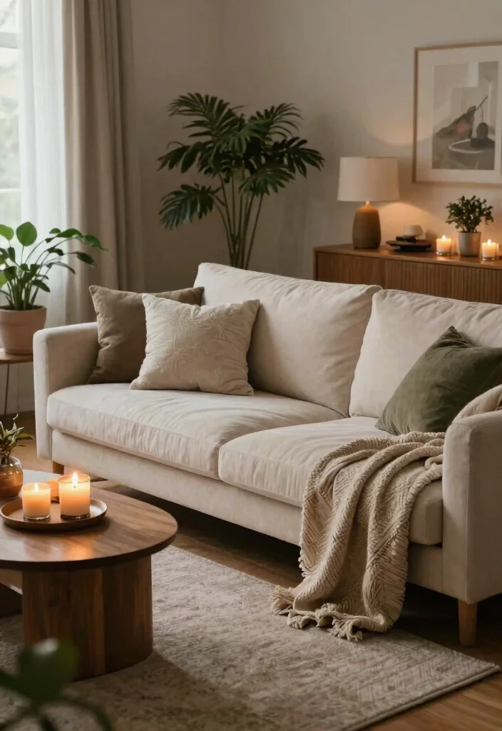 26 Big Cozy Couch Ideas for the Coziest Living Room - 26. Fostering a Cozy Atmosphere 1