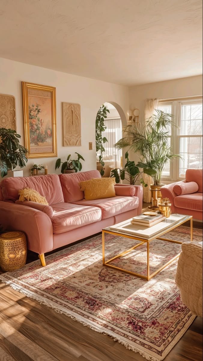 26 Couch Sets That Make Decorating Your Living Room Easy - 4. Elegant Loveseats 1
