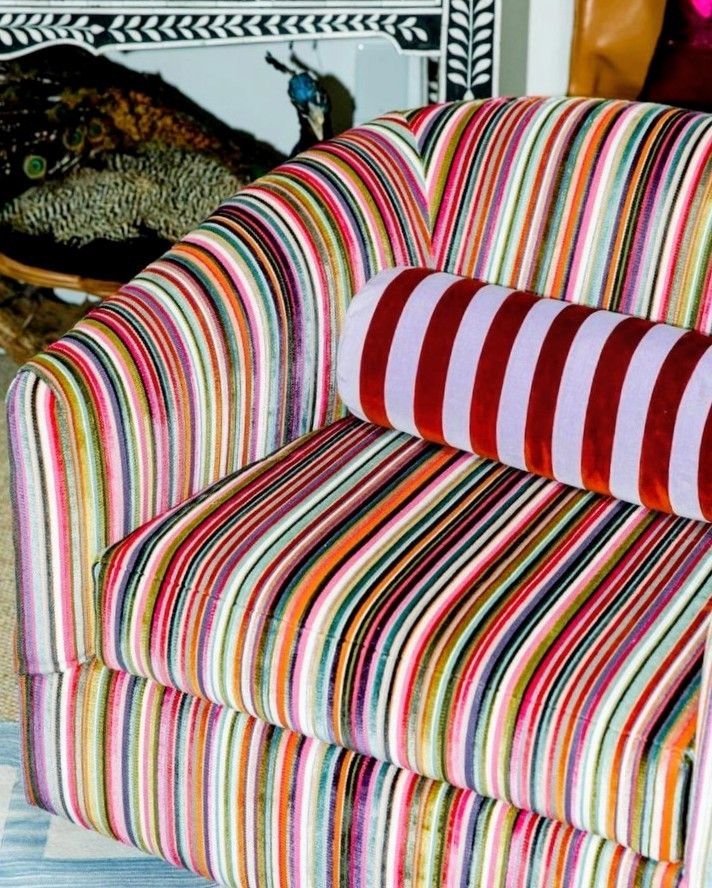 26 Couch Sets That Make Decorating Your Living Room Easy - 7. Colorful Fabrics for a Fun Touch 1