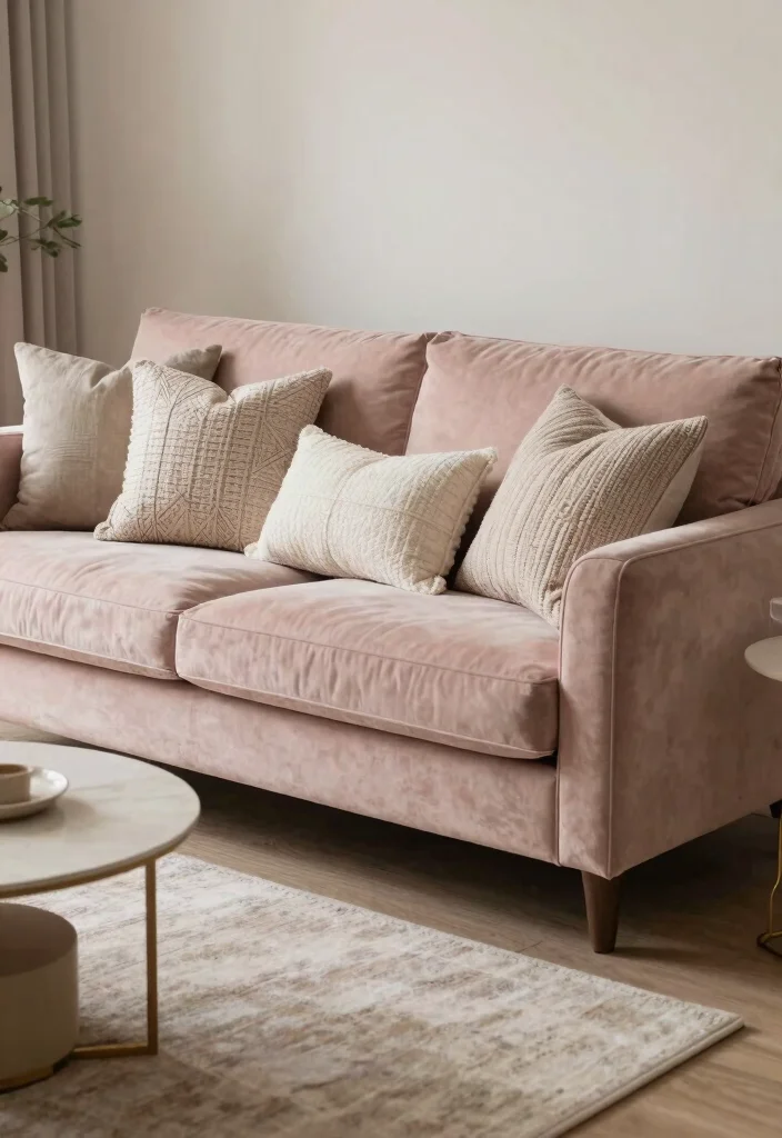 26 Couch Sets That Make Decorating Your Living Room Easy - 9. Textured Fabrics for Added Depth 1