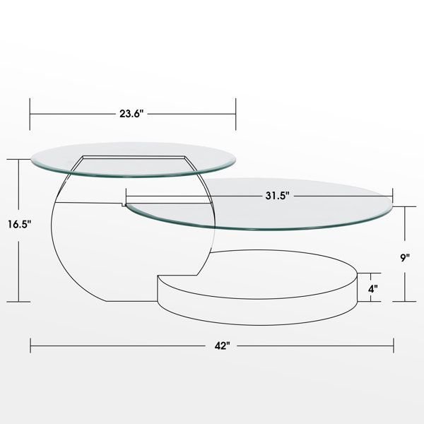26 Glass Coffee Table Ideas That Open Up Your Living Room - 11. Multi-functional Coffee Tables 1