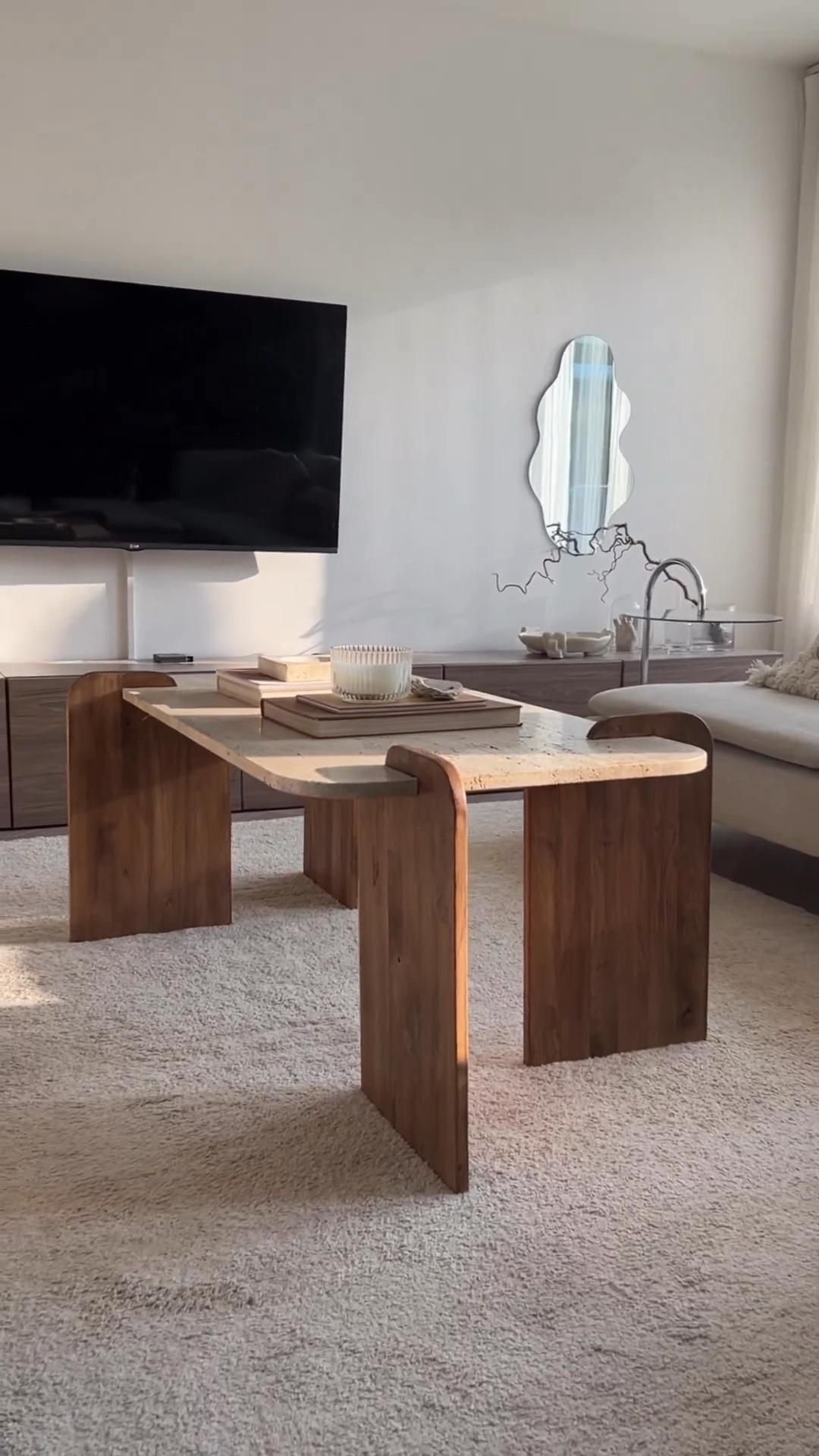 26 Glass Coffee Table Ideas That Open Up Your Living Room - 24. Glass Coffee Tables with DIY Elements 1