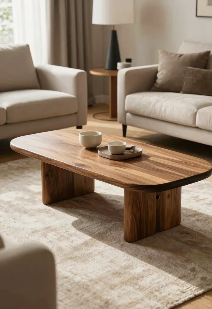 26 Large Coffee Tables That Make a Statement - 21. Stylish Trestle Table 1