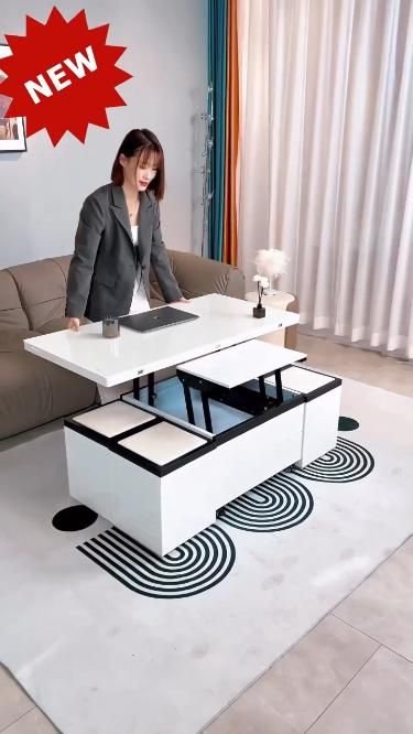 26 Large Coffee Tables That Make a Statement - 4. Multi-Level Table Design 1