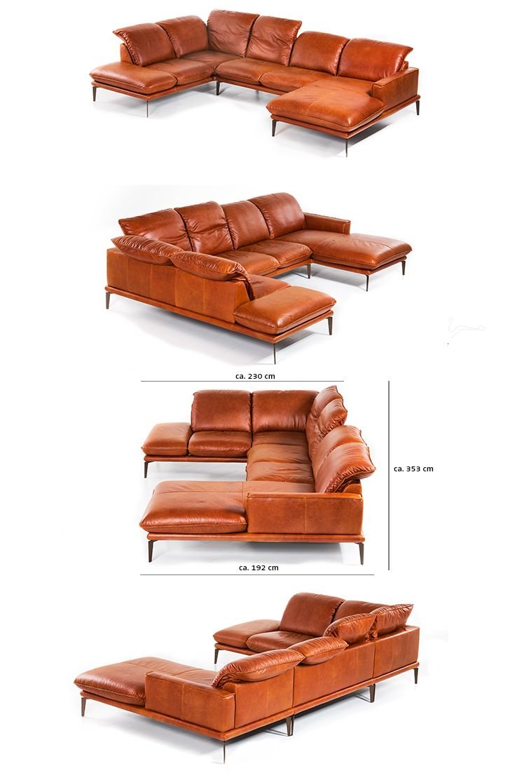 26 Leather Sectional Ideas for a Luxe Living Room - 25. Functional Furniture 1