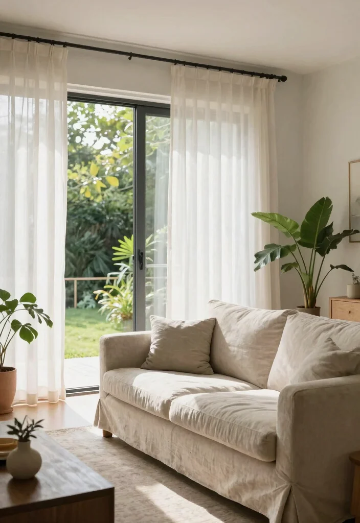 26 Linen Couch Ideas for a Relaxed - 24. Outdoor Views 1