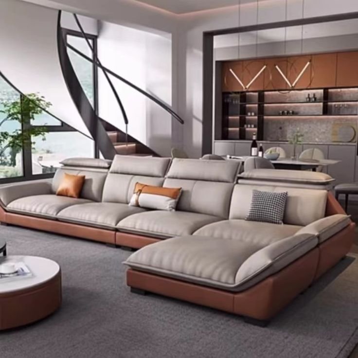 26 Luxury Sectional Sofa Ideas That Feel Like 5-Star Living - 24. Elegant Upholstery Techniques 1