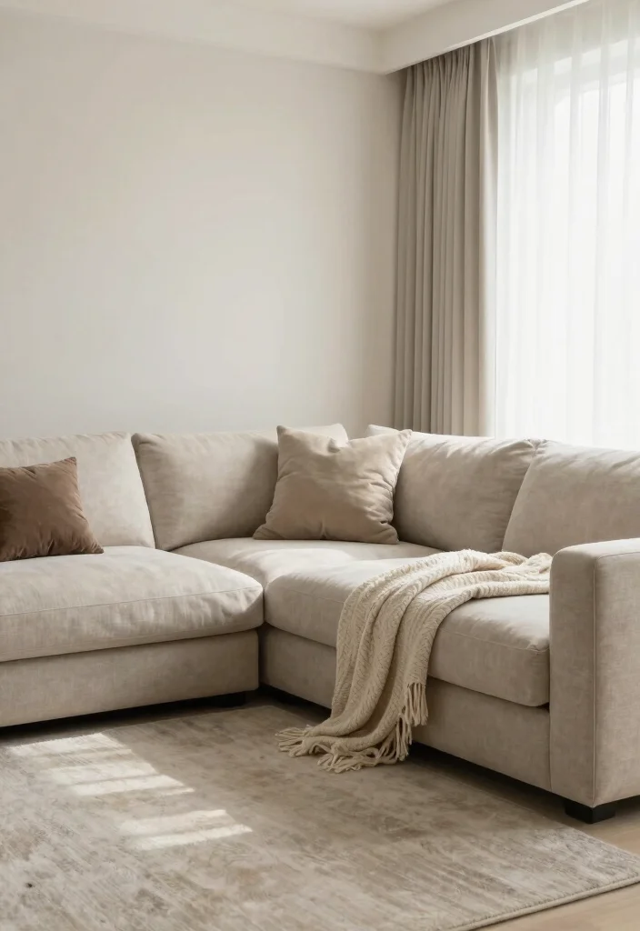 26 Neutral Tone Sectional Sofas for a Timeless Living Room - 16. Modular Sectionals for Flexibility 1
