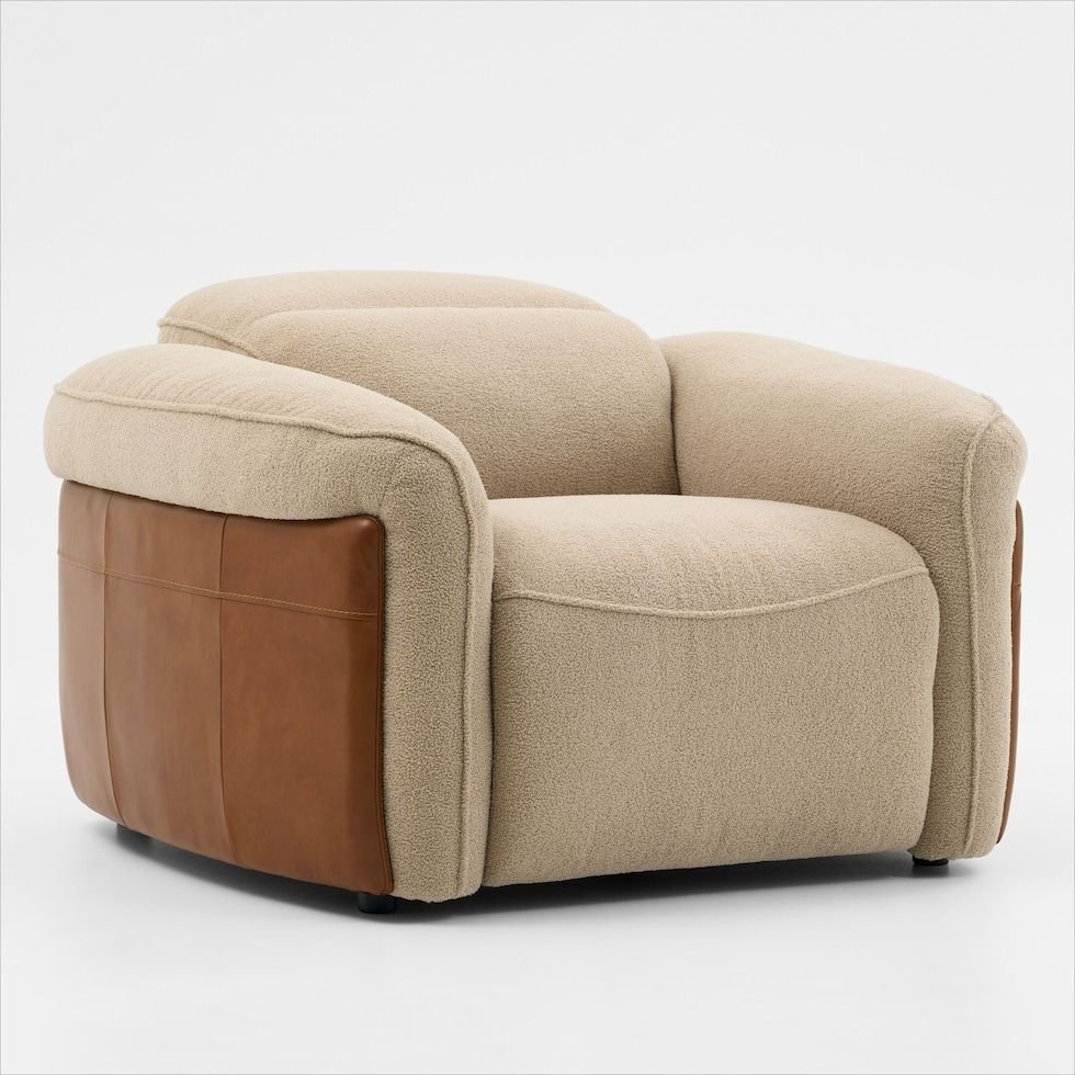 26 Power Reclining Sofas That Are Stylish and So Comfortable - 11. Trendy Curved Recliner 1
