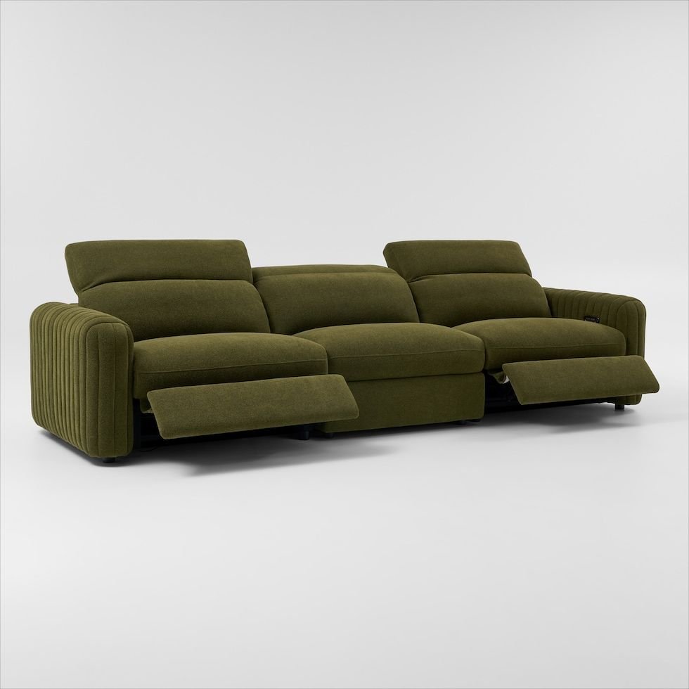 26 Power Reclining Sofas That Are Stylish and So Comfortable - 6. Vintage-Inspired Recliner 1