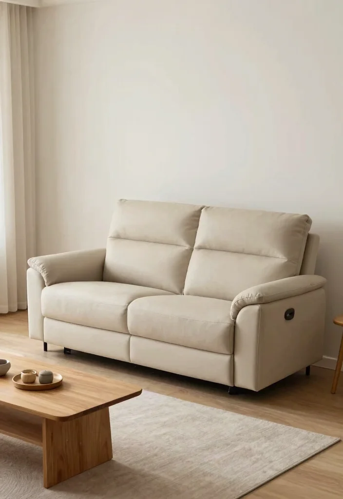 26 Power Reclining Sofas That Are Stylish and So Comfortable - 8. Minimalist Recliner Sofa 1