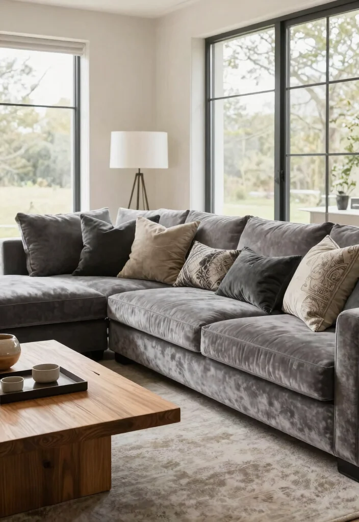 26 Sectionals for Small Spaces That Actually Fit and Wow - 12. Textured Fabrics 1