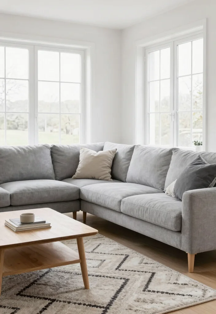 26 Sectionals for Small Spaces That Actually Fit and Wow - 7. Scandinavian Simplicity 1
