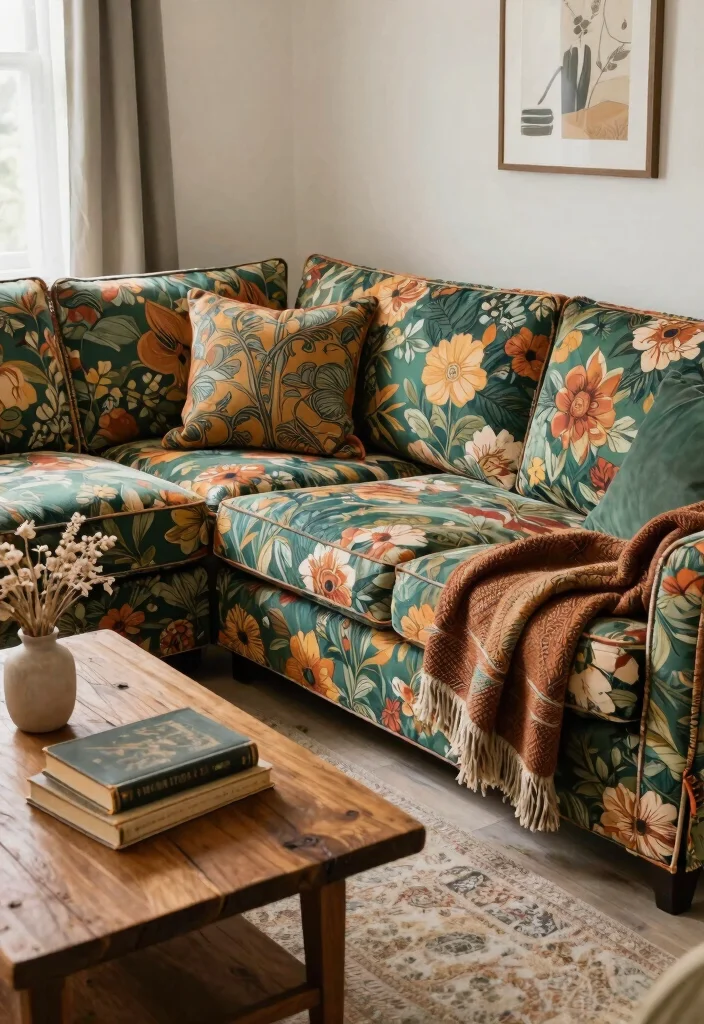 26 Sectionals for Small Spaces That Actually Fit and Wow - 8. Vintage Vibes 1