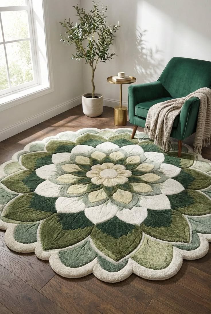 27 Best 8x10 Rugs for Every Living Room Style - 24. Artistic Rugs for a Unique Focal Point 1