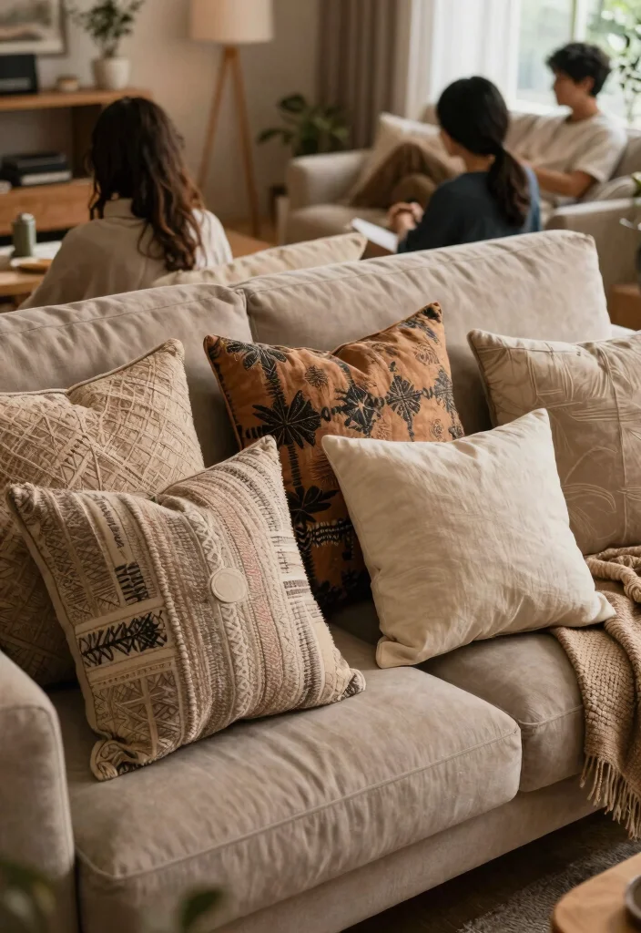 27 Comfort Furniture Picks for a Cozy Living Room - 14. Reusable Decorative Pillows 1