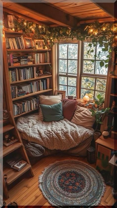 27 Comfort Furniture Picks for a Cozy Living Room - 26. Cozy Reading Nook Furniture 1