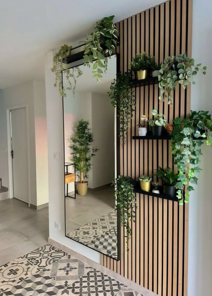27 Contemporary Furniture Living Room Ideas for 2025 - 7. Greenery for a Natural Touch 1