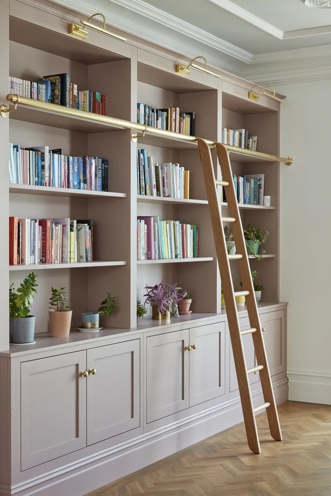 27 Large Living Room Bookshelf Ideas for Book Lovers - 7. Custom Built-Ins 1