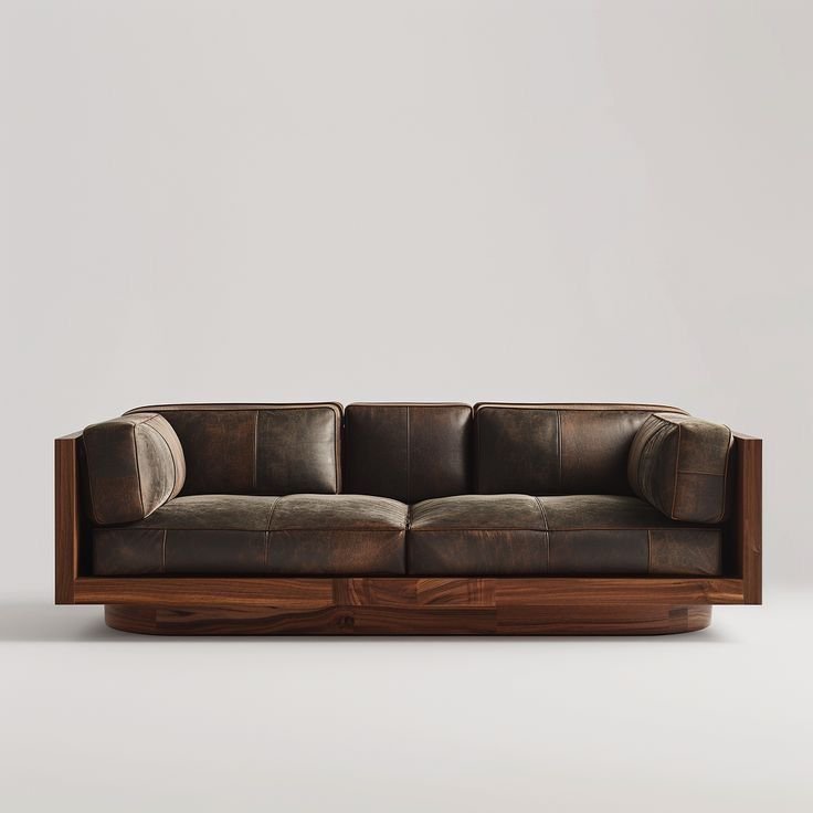 27 Leather Couches Living Room Ideas for Every Aesthetic - 16. Farmhouse Fresh: Leather and Rustic Decor 1