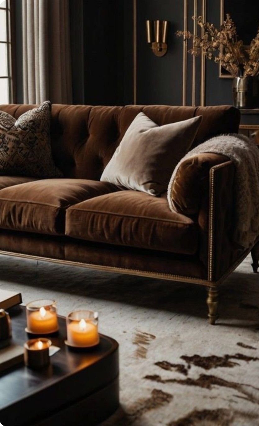 27 Leather Couches Living Room Ideas for Every Aesthetic - 25. Personal Touch: Family Photos with Leather Couches 1