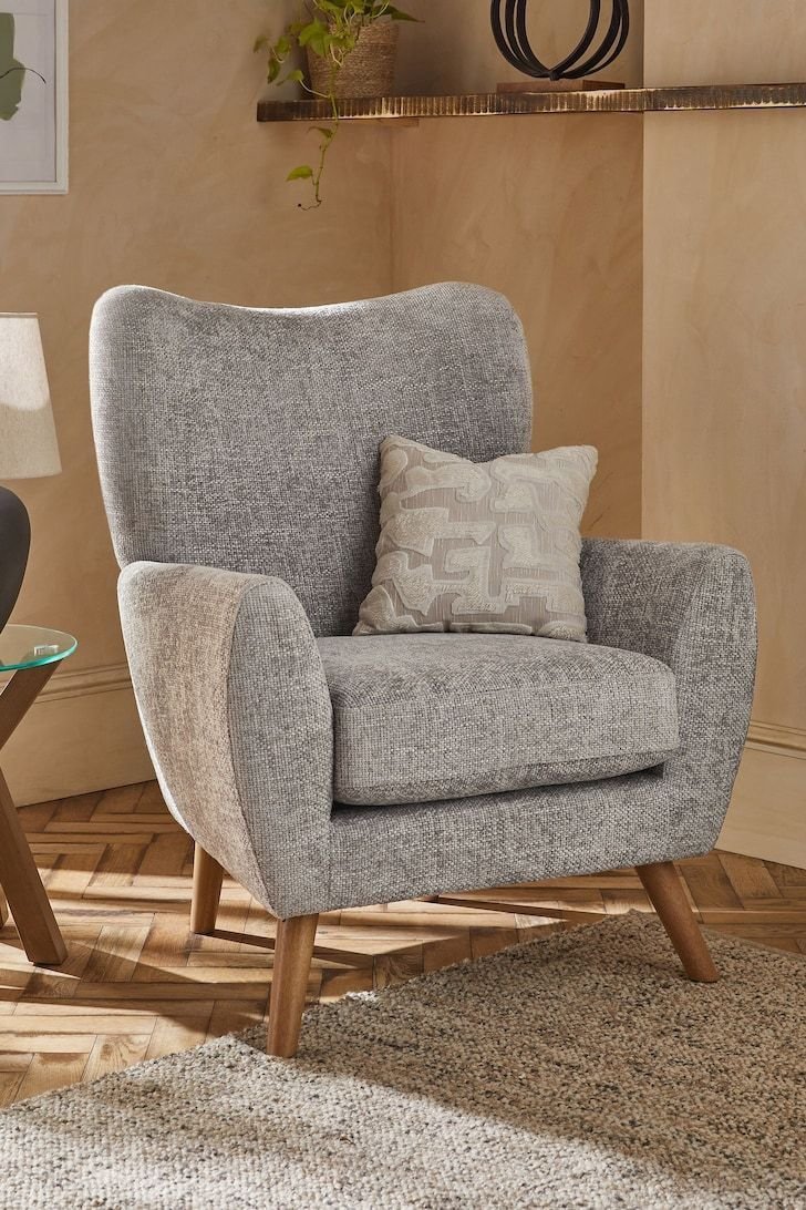 27 Light Grey Chairs for a Calm - 1. Sleek Scandinavian Armchair 1