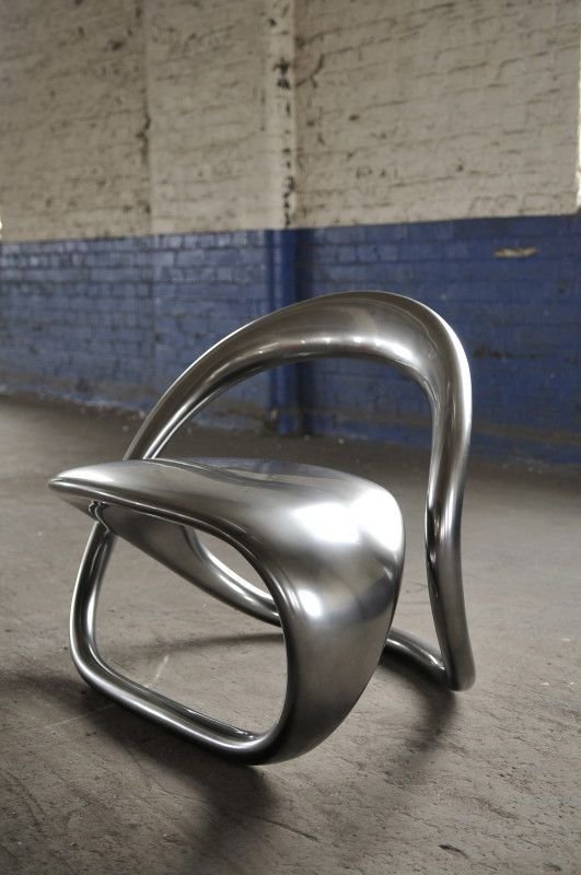 27 Light Grey Chairs for a Calm - 17. Futuristic Egg Chair 1