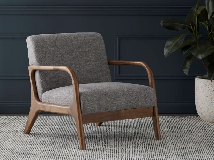 27 Light Grey Chairs for a Calm - 2. Plush Velvet Lounge Chair 1