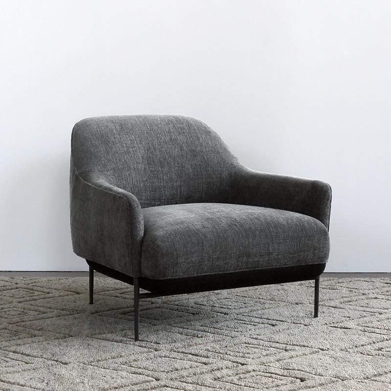 27 Light Grey Chairs for a Calm - 23. Cozy Lounge Sofa Chair 1