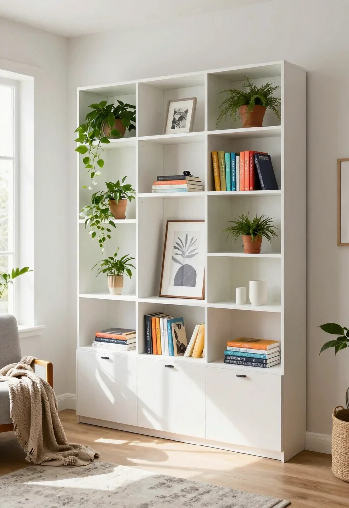 27 Living Room Wall Unit Ideas for Style and Storage - 2. Modular Units for Versatile Arrangements 1
