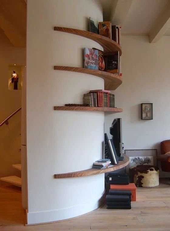 27 Living Room Wall Unit Ideas for Style and Storage - 6. Corner Wall Units for Optimal Use of Space 1