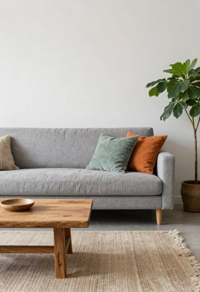 27 Mediterranean Sofa Ideas for a Warm - 7. Minimalist Textured Sofa for a Fresh Look 1
