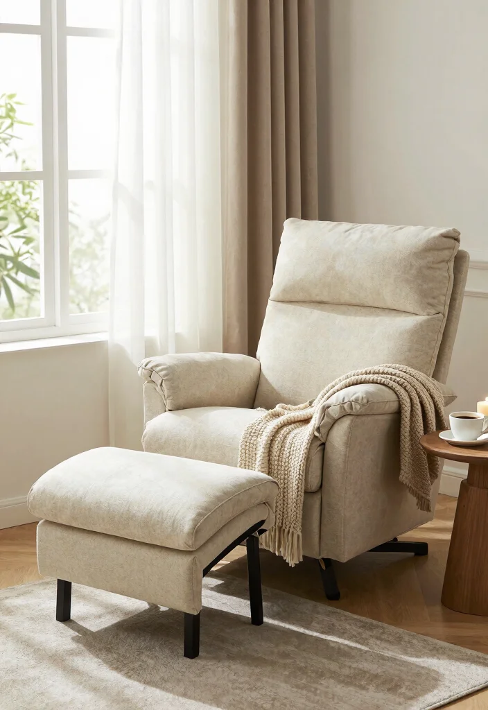 27 Modern Lounge Chairs to Add Character to Your Space - 20. Stylish Lounge Chair with Footrest 1