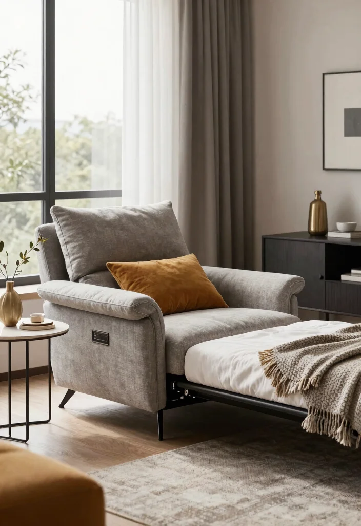 27 Modern Lounge Chairs to Add Character to Your Space - 27. Multifunctional Lounge Chair 1
