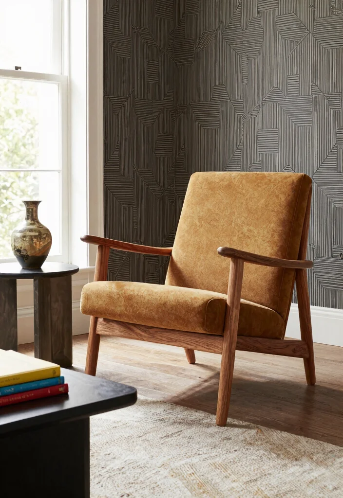 27 Modern Lounge Chairs to Add Character to Your Space - 4. Stylish Mid-Century Modern Chair 1