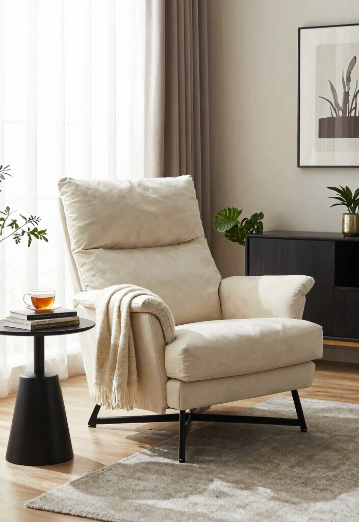 27 Modern Lounge Chairs to Add Character to Your Space - 8. Stylish High-Back Lounge Chair 1