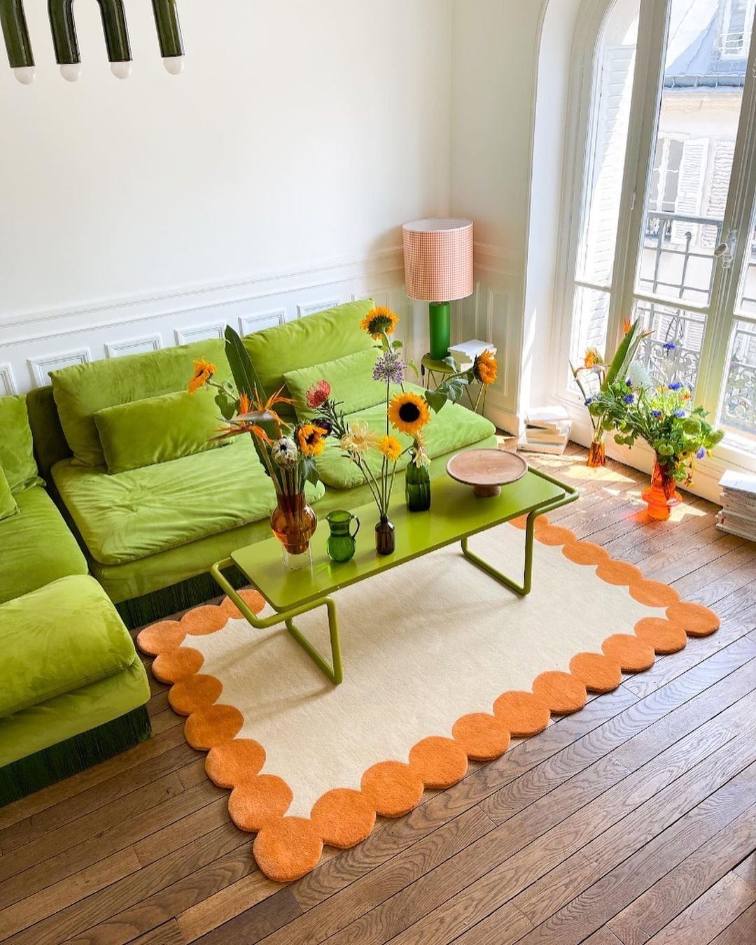 27 Plush Area Rugs That Make Your Living Room Feel Like a Cloud - 7. Color Pop 1