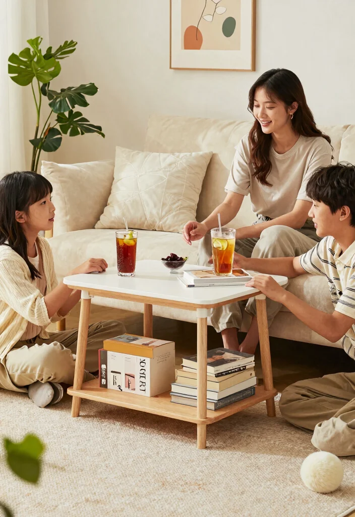 27 Room Couches That Work for Every Space and Style - 22. Space-saving Sofa Tables 1