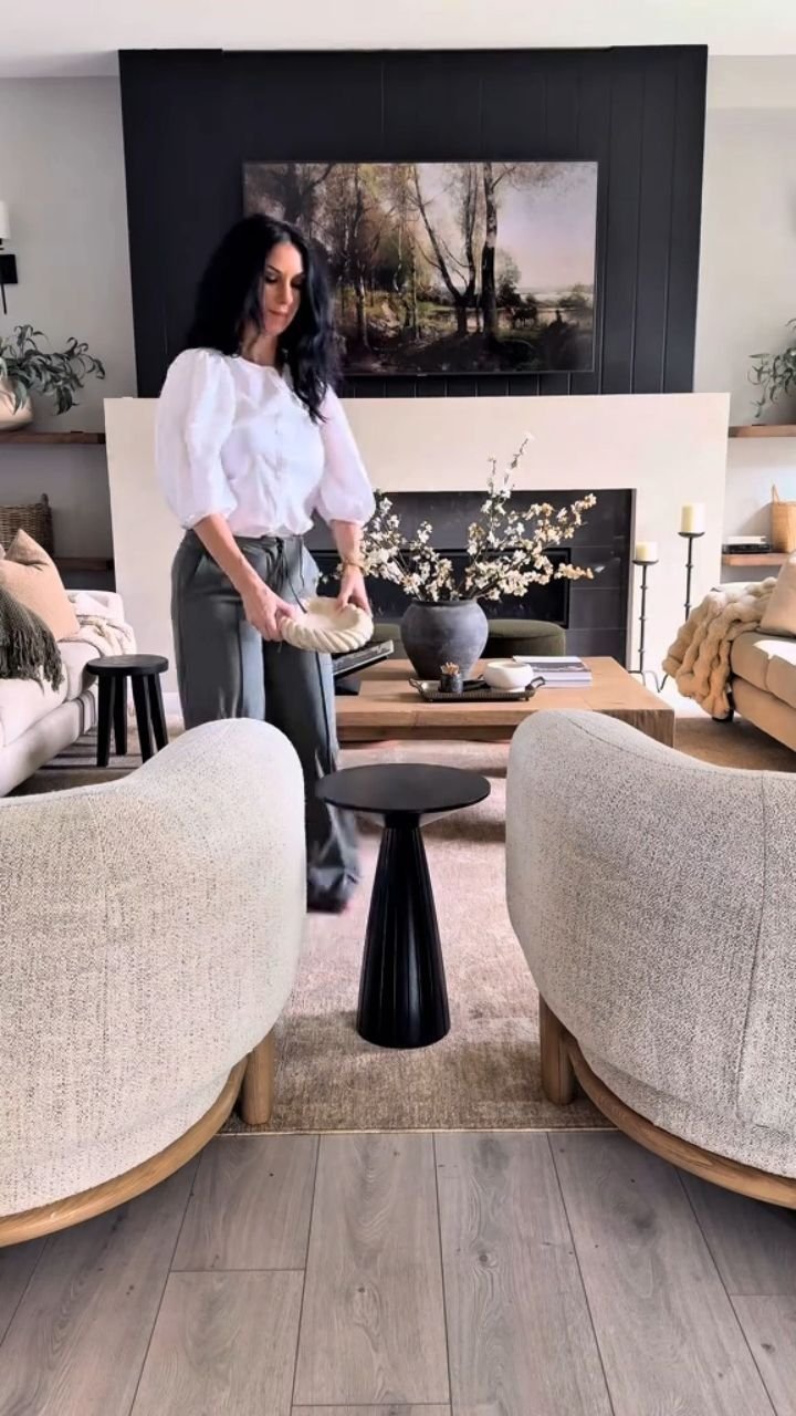 27 Round Furniture Ideas That Add Flow to Your Living Room - 2. Round Accent Chairs: Where Comfort Meets Style 1