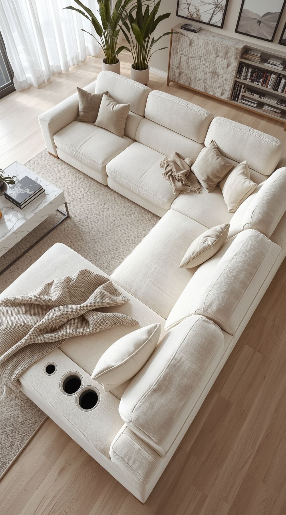 27 Sectional Living Room Couch Ideas for Every Layout - 15. Sectionals with Reclining Features for Ultimate Comfort 1