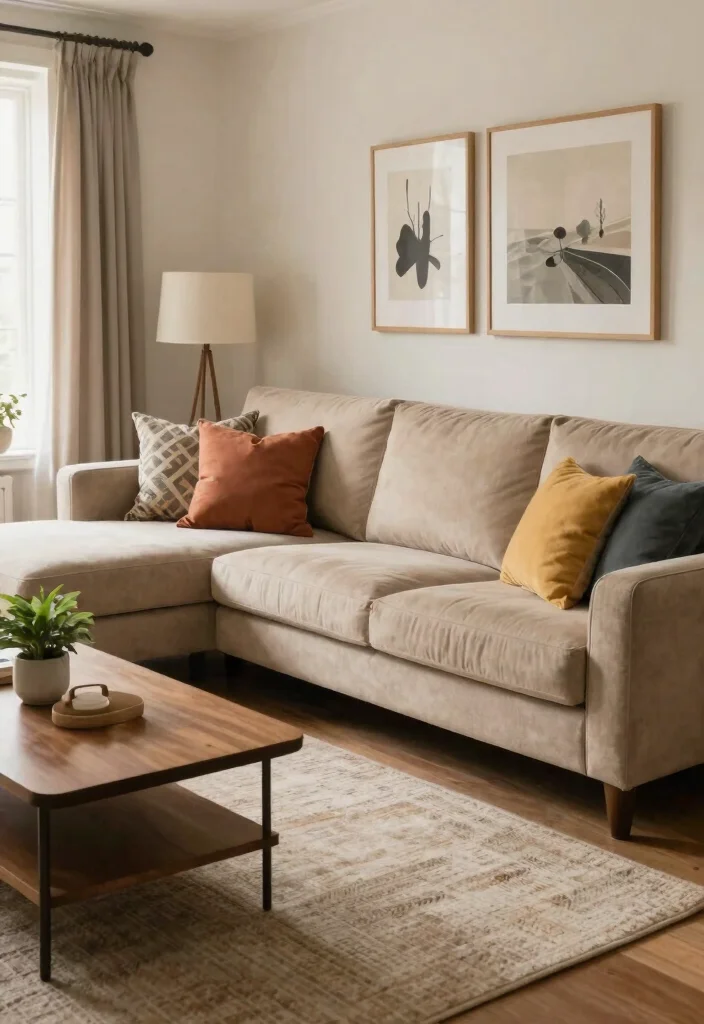 27 Sectional Living Room Couch Ideas for Every Layout - 26. Transitional Sectionals for Timeless Appeal 1