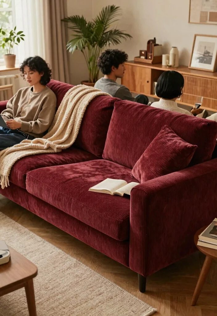 28 Best Comfy Sofas That Are Stylish Too - 11. The Comfort of Corduroy 1